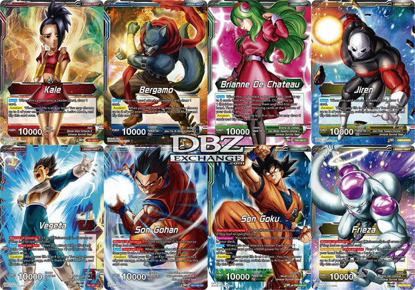 dragon ball super card game all leaders TCG | Leader Set Release date MTG: Unfinity Draft Booster Card Condition:Light Play not new