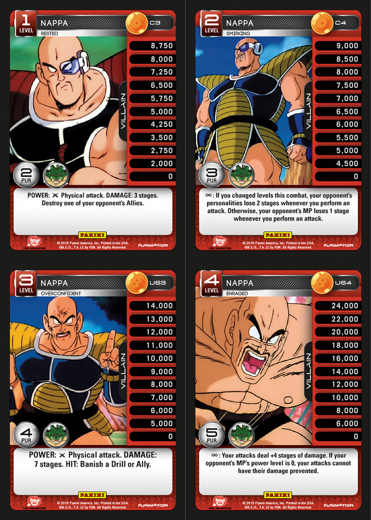 Nappa Lv1-4