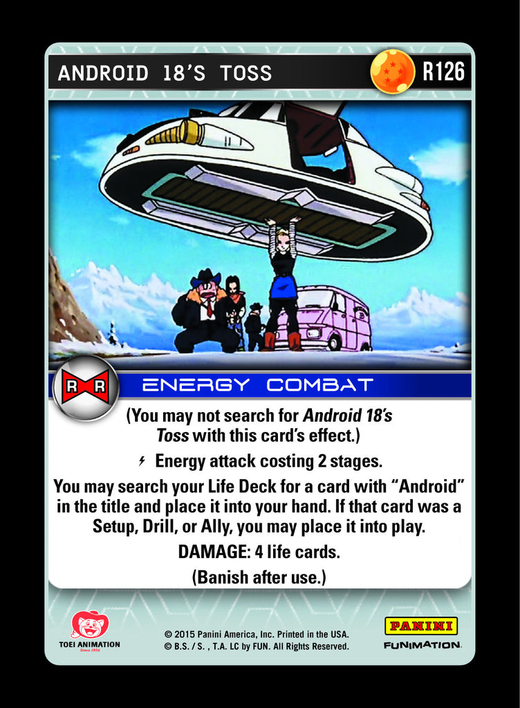 R126 Android 18's Toss