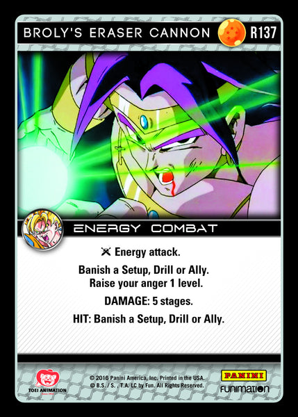 DBZ CCG | R137 Broly's Eraser Cannon – DBZ Exchange