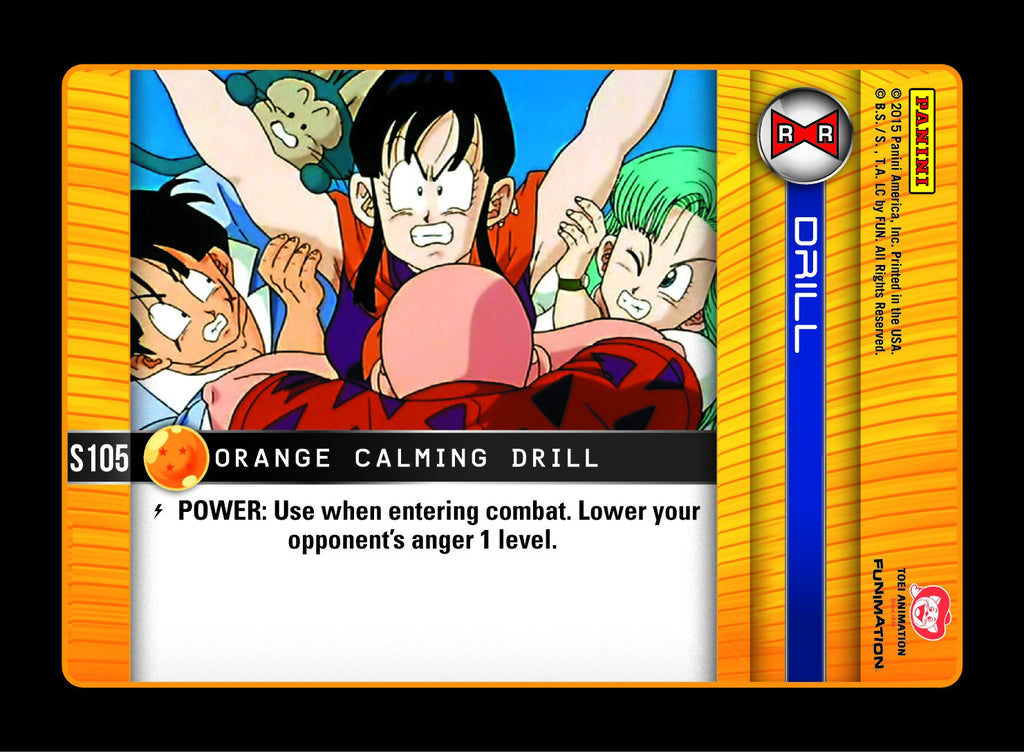 S105 Orange Calming Drill