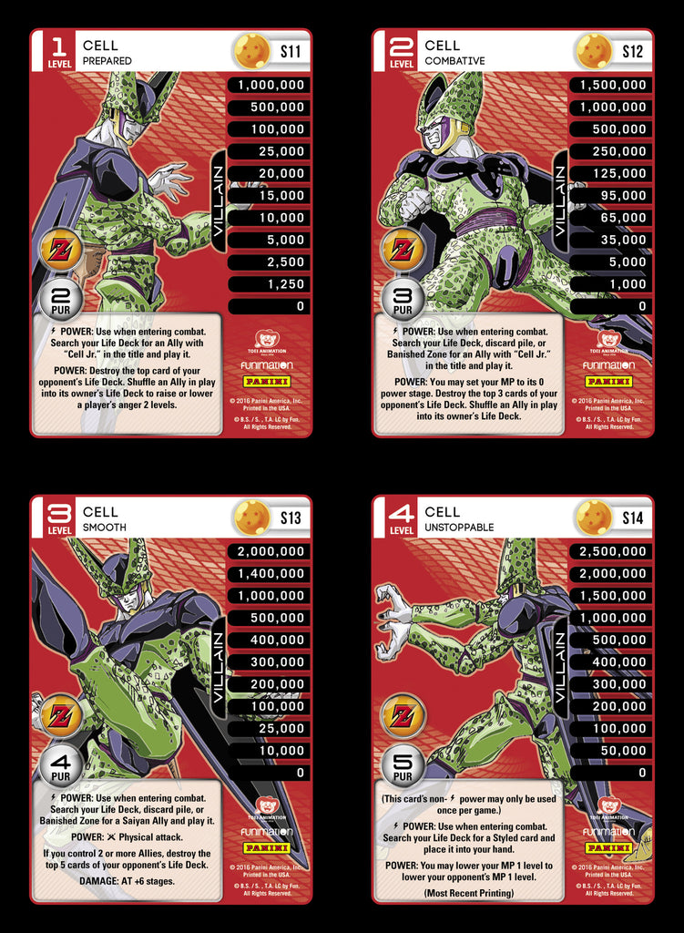 Cell Lv1-4 Base Prizm - Awakening MP Set