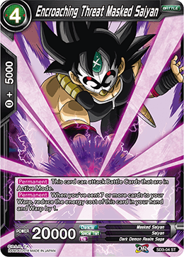 SD3-04 Encroaching Threat Masked Saiyan