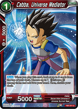 TB1-011 Cabba, Universe Mediator