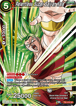 TB1-015 Relentless Super Saiyan Kale