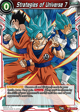 TB1-023 Strategies of Universe 7
