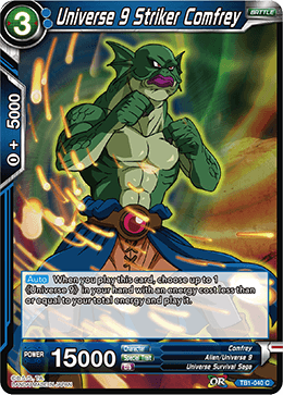 Dragon Ball Super TCG | TB1-040 Universe 9 Striker Comfrey – DBZ