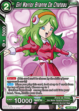 TB1-057 Girl Warrior Brianne De Chateau