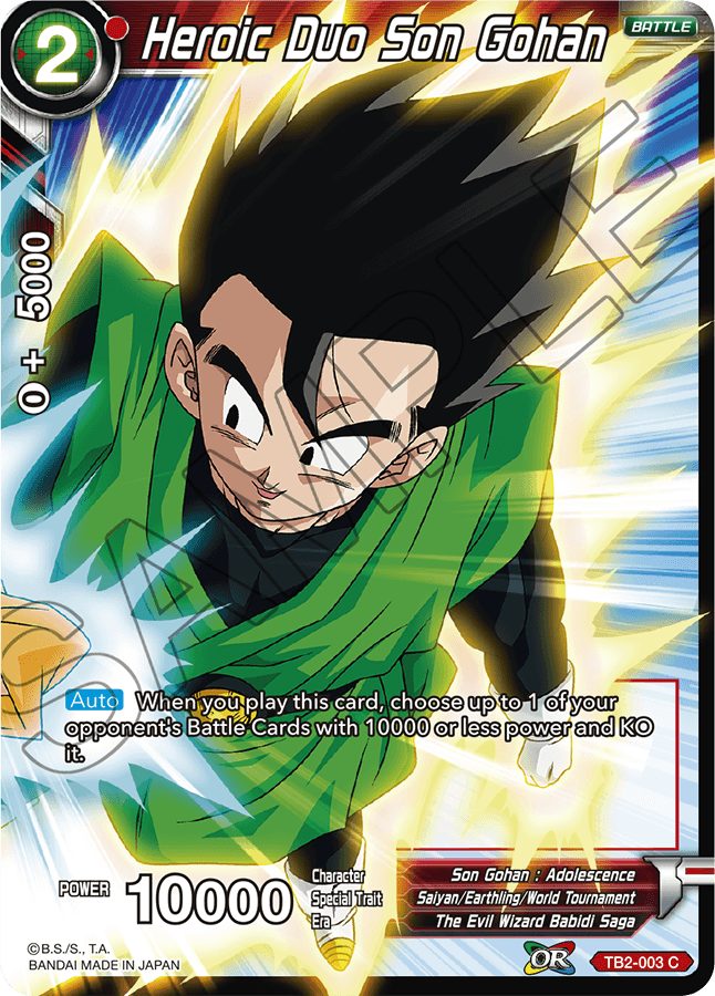 TB2-003 Heroic Duo Son Gohan