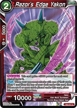 SUPER★DRAGON 2nd Emotion Dragon Ball Super TCG | TB2-017 Razor's Edge Yakon – DBZ