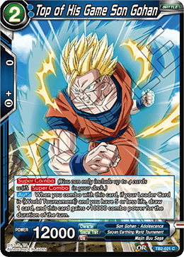 TB2-021 Top of His Game Son Gohan