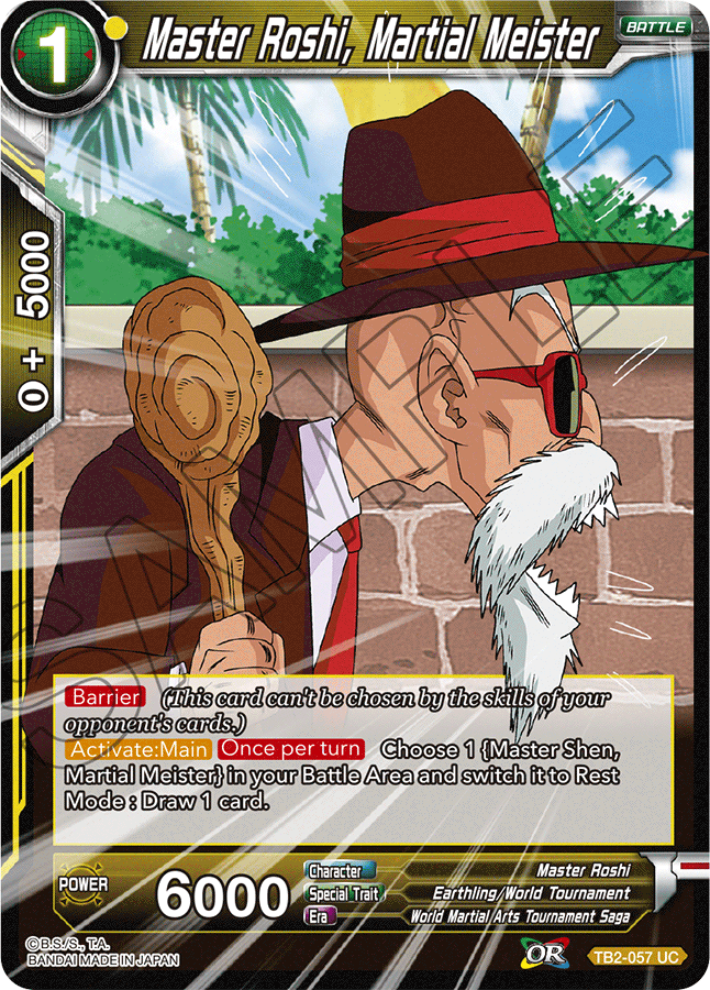 TB2-057 Master Roshi, Martial Meister