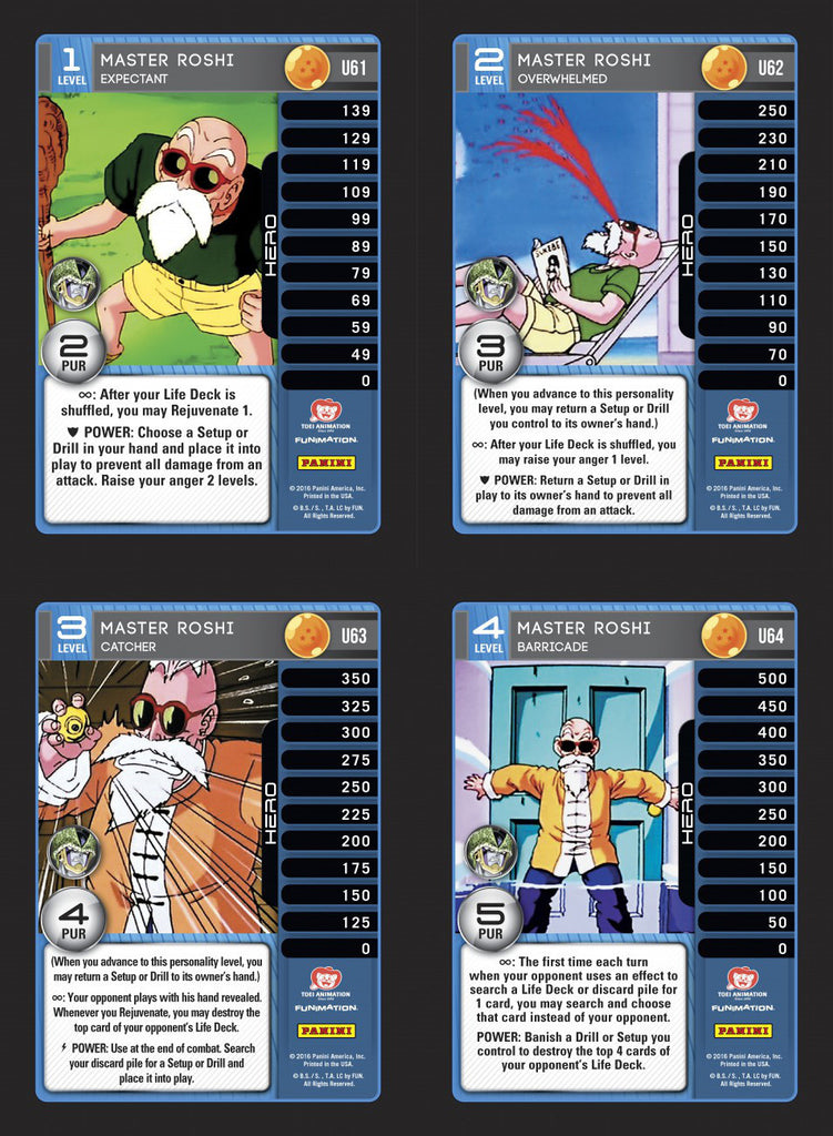 Master Roshi Lv1-4