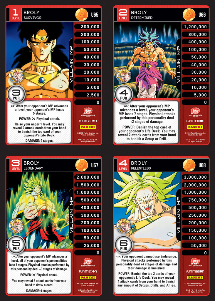 Broly Lv1-4