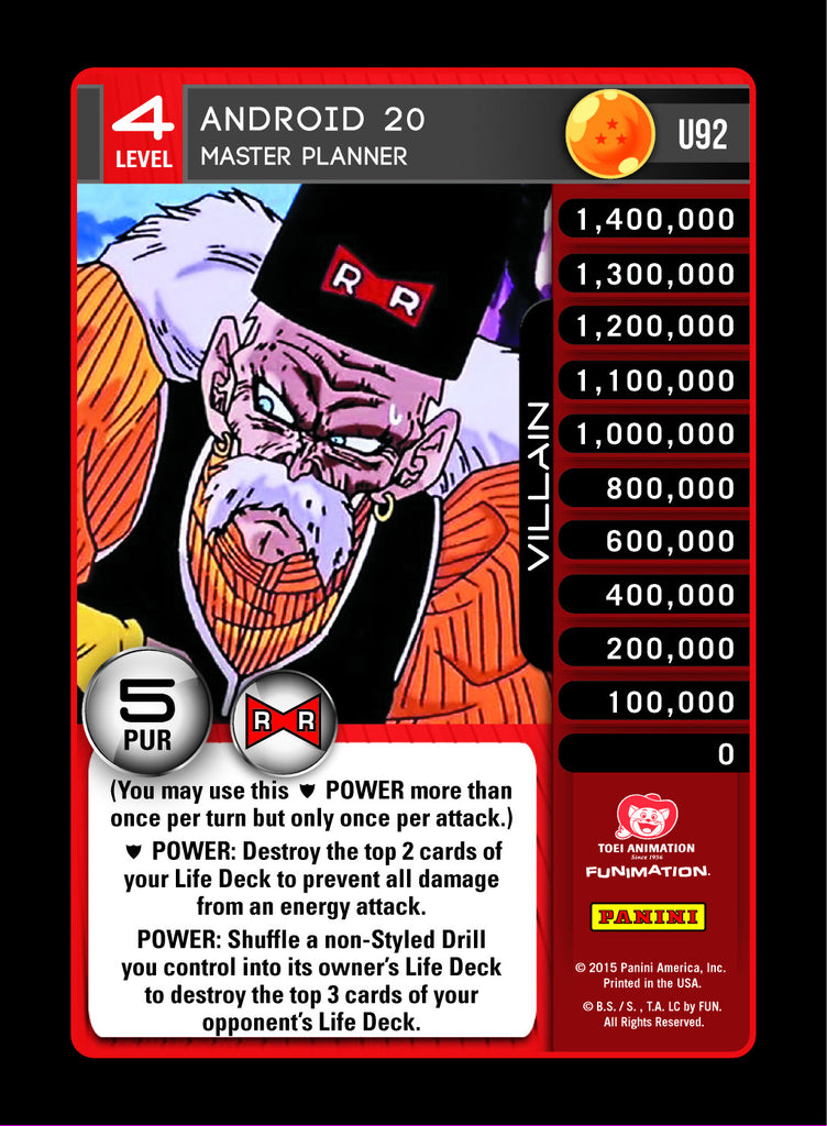 U92 Android 20 Master Planner Lv4