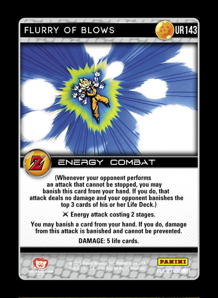 洋楽 CCG DBZ CCG | UR143 Flurry of Blows Ultra Rare – DBZ Exchange