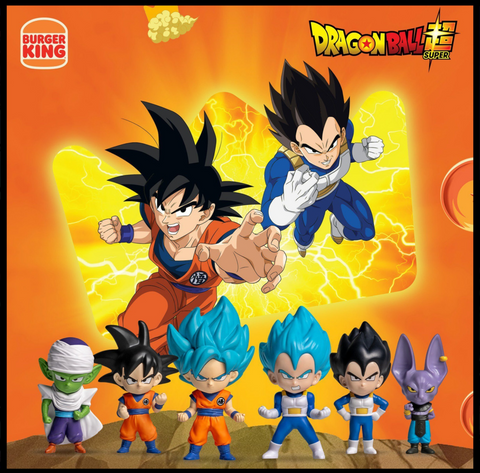 Sealed Burger King - Dragon Ball Super Figurines