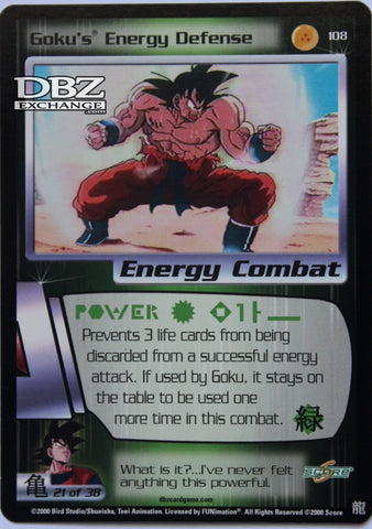 108 Goku's Energy Defense
