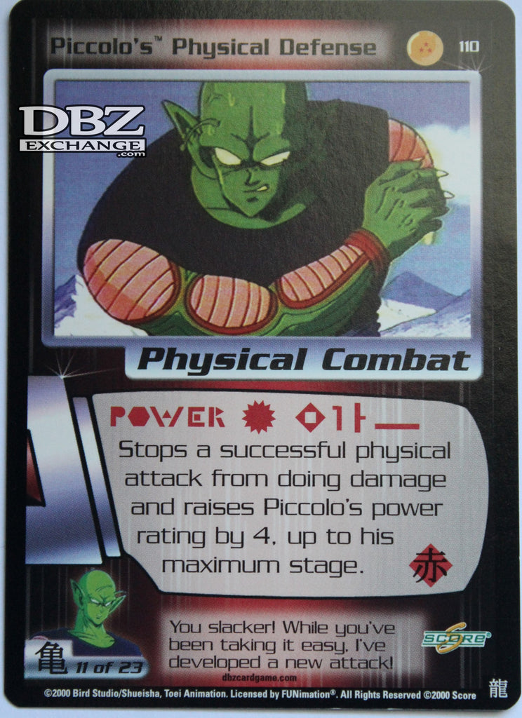 110 Piccolo's Physical Defense