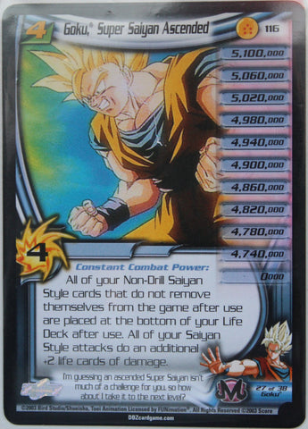 116 Goku Super Saiyan Ascended Lv4