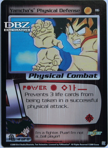 116 Yamcha's Physical Defense