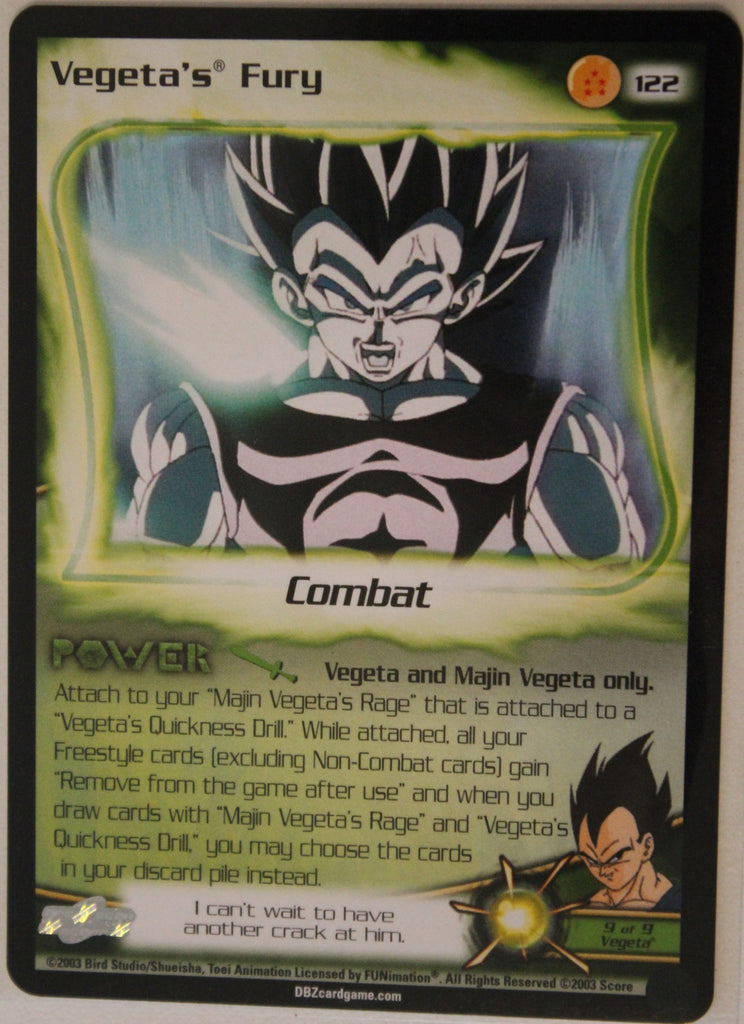 122 Vegeta's Fury