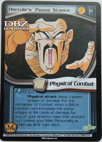 13 Hercule's Power Stance