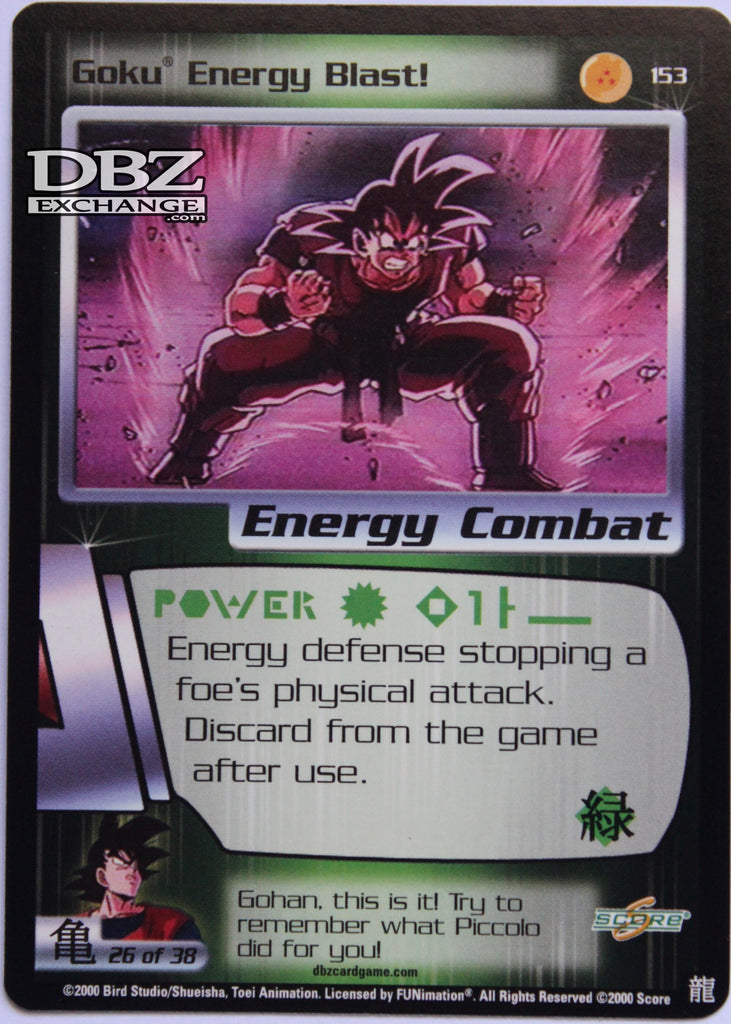 153 Goku Energy Blast!