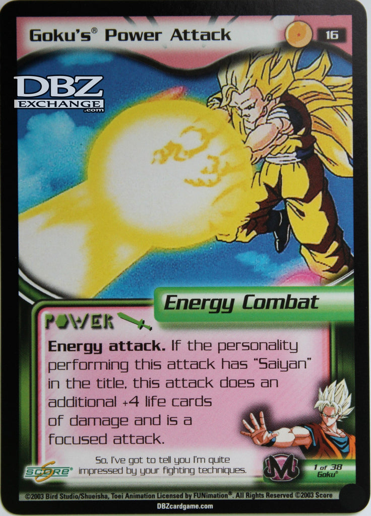 16 Goku's Power Attack