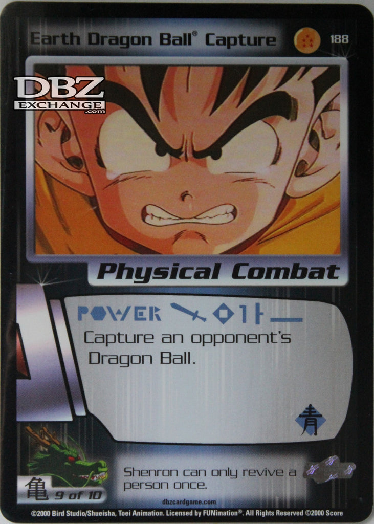 Retro DBZ CCG | 188 Earth Dragon Ball Capture DBZ Exchange Retro DBZ CCG | 188 Earth Dragon Ball Capture DBZ Exchange