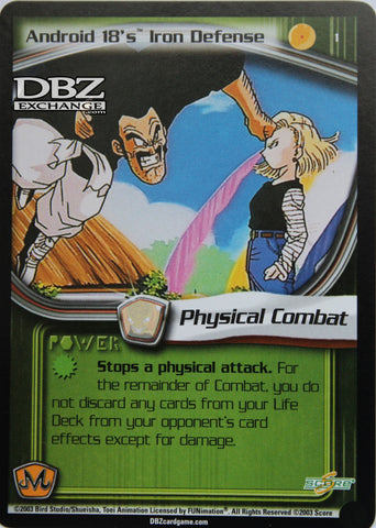 1 Android 18's Iron Defense
