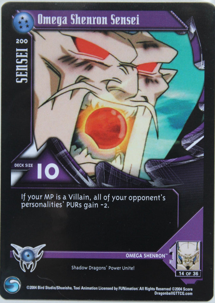 200 Omega Shenron Sensei