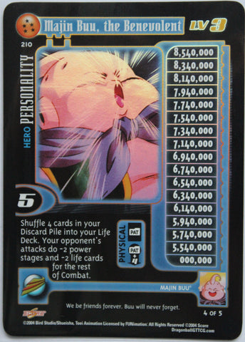 210 Majin Buu the Benevolent Lv3
