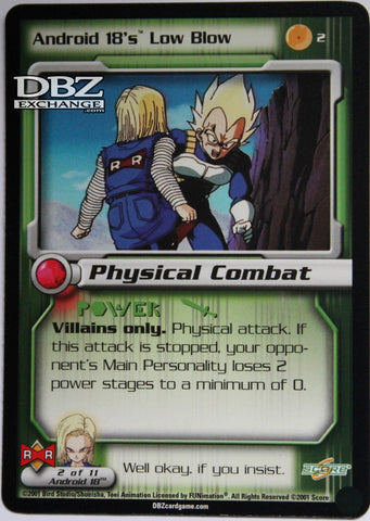 2 Android 18's Low Blow