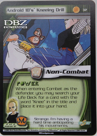 32 Android 18's Kneeing Drill
