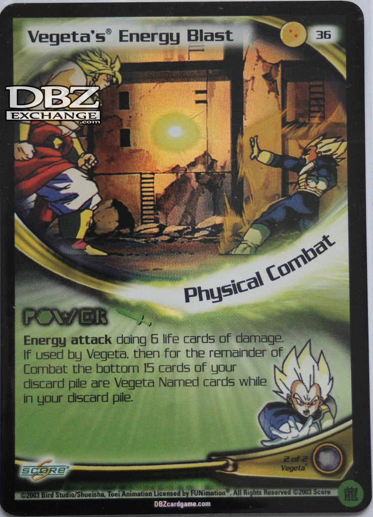 36 Vegeta's Energy Blast