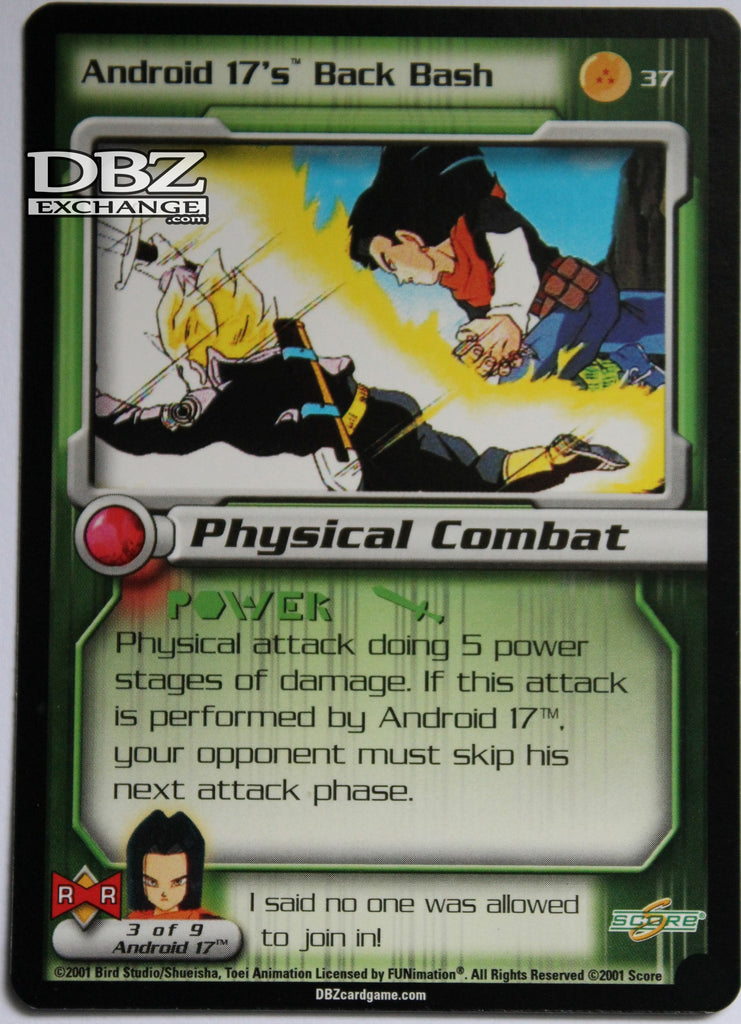 37 Android 17's Back Bash