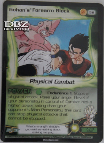 52 Gohan's Forearm Block