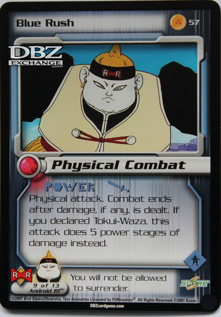 Retro DBZ CCG | 57 Blue Rush – DBZ Exchange