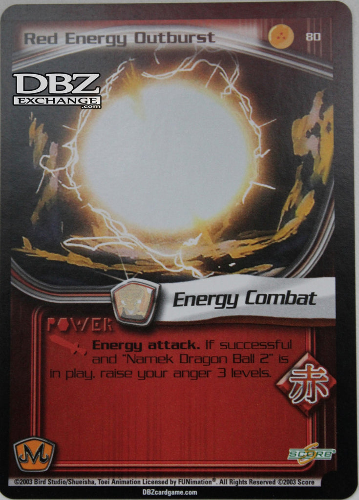 80 Red Energy Outburst