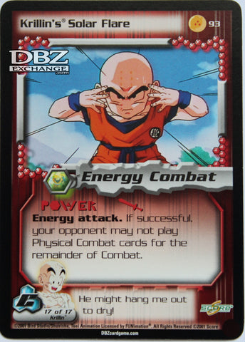 93 Krillin's Solar Flare