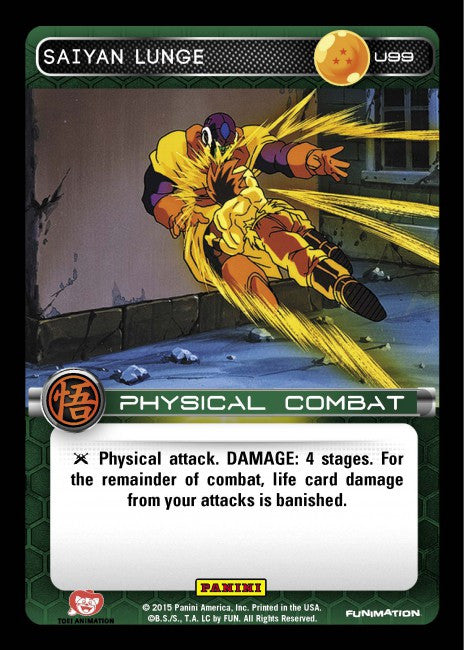 U99 Machine U99 Saiyan Lunge – DBZ Exchange