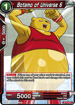 BT1-019 Botamo of Universe 6