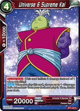 BT1-022 Universe 6 Supreme Kai