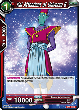 BT1-023 Kai Attendant of Universe 6