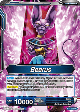 BT1-029 Beerus - Beerus God of Destruction