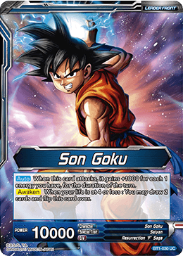 BT1-030 Son Goku - Super Saiyan Blue Son Goku