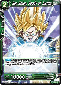 BT1-063 Son Goten Family of Justice