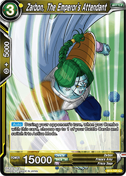 BT1-101 Zarbon The Emperor's Attendant
