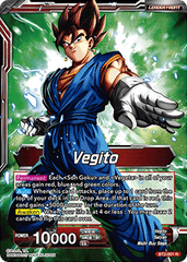 ドラゴンボールカード Potala Fusion Warrior Champion #BT24-139 SSB Kaio-Ken Vegito, Blue Potara-Fusion Warrior Champion SCR